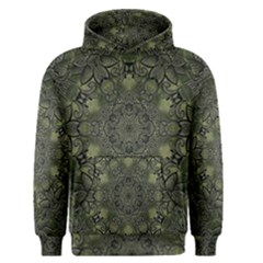 Mandala Rosette Kaleidoscope Floral Background Men s Core Hoodie