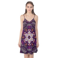 Rosette Kaleidoscope Mosaic Abstract Background Art Camis Nightgown 