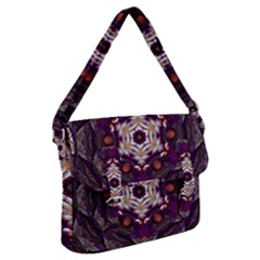 Rosette Kaleidoscope Mosaic Abstract Background Art Buckle Messenger Bag by Jancukart