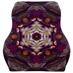 Rosette Kaleidoscope Mosaic Abstract Background Art Car Seat Velour Cushion 