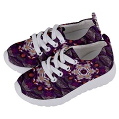 Rosette Kaleidoscope Mosaic Abstract Background Art Kids  Lightweight Sports Shoes