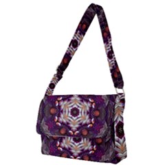 Rosette Kaleidoscope Mosaic Abstract Background Art Full Print Messenger Bag (s) by Jancukart