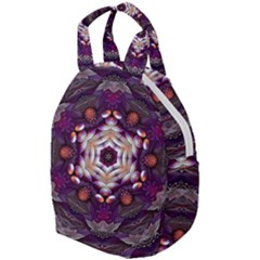 Rosette Kaleidoscope Mosaic Abstract Background Art Travel Backpacks by Jancukart