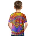 Colorful Spiral Abstract Swirl Twirl Art Pattern Kids  Sport Mesh Tee View2