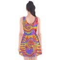 Colorful Spiral Abstract Swirl Twirl Art Pattern Scoop Neck Skater Dress View2