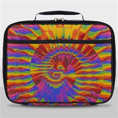 Colorful Spiral Abstract Swirl Twirl Art Pattern Full Print Lunch Bag