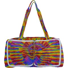 Colorful Spiral Abstract Swirl Twirl Art Pattern Multi Function Bag