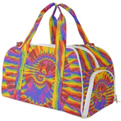 Colorful Spiral Abstract Swirl Twirl Art Pattern Burner Gym Duffel Bag