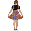 Colorful Spiral Abstract Swirl Twirl Art Pattern Kids  Apron Dress View4