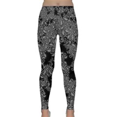 Modern Tribalism Elegance Print Lightweight Velour Classic Yoga Leggings by dflcprintsclothing