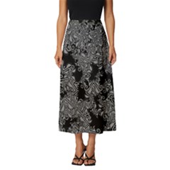 Modern Tribalism Elegance Print Classic Midi Chiffon Skirt by dflcprintsclothing