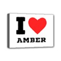 I love amber Mini Canvas 7  x 5  (Stretched) View1