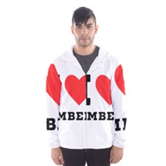 I Love Amber Men s Hooded Windbreaker by ilovewhateva