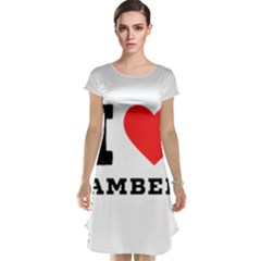 I Love Amber Cap Sleeve Nightdress by ilovewhateva