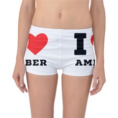 I Love Amber Reversible Boyleg Bikini Bottoms by ilovewhateva