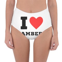 I Love Amber Reversible High-waist Bikini Bottoms by ilovewhateva