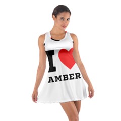 I Love Amber Cotton Racerback Dress by ilovewhateva