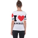 I love amber Shoulder Cut Out Short Sleeve Top View2