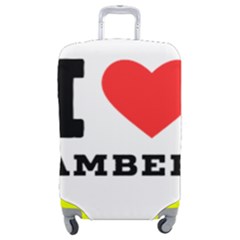 I Love Amber Luggage Cover (medium) by ilovewhateva