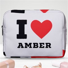 I Love Amber Make Up Pouch (large) by ilovewhateva