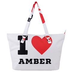 I Love Amber Full Print Shoulder Bag by ilovewhateva