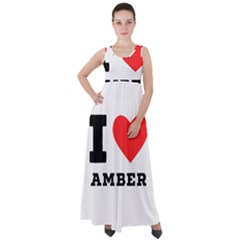 I Love Amber Empire Waist Velour Maxi Dress by ilovewhateva