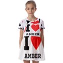 I love amber Kids  Short Sleeve Pinafore Style Dress View1