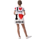 I love amber Kids  Short Sleeve Pinafore Style Dress View2