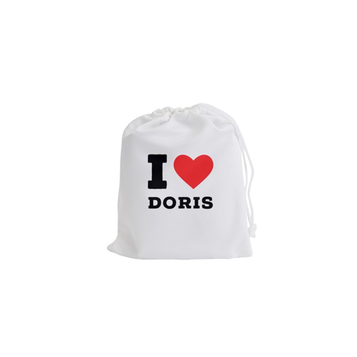 I love doris Drawstring Pouch (XS)