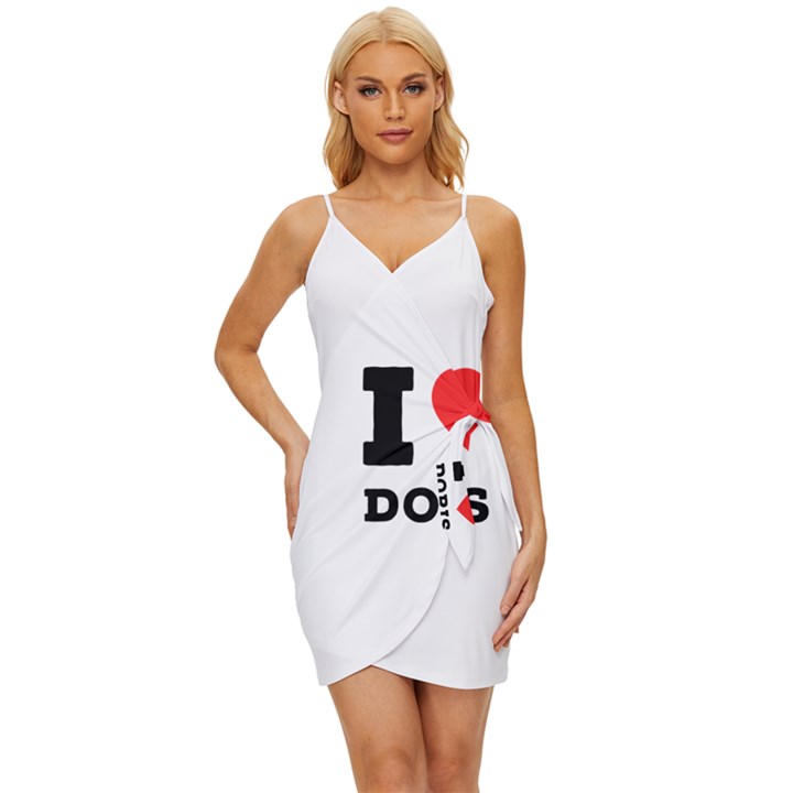 I love doris Wrap Tie Front Dress