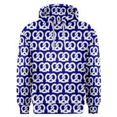 Navy Pretzel Illustrations Pattern Men s Overhead Hoodie