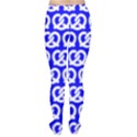 Blue Pretzel Illustrations Pattern Tights View2