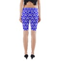 Blue Pretzel Illustrations Pattern Yoga Cropped Leggings View2