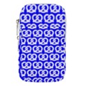 Blue Pretzel Illustrations Pattern Waist Pouch (Large) View1