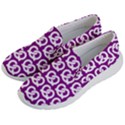 Purple Pretzel Illustrations Pattern Women s Lightweight Slip Ons View2