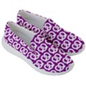 Purple Pretzel Illustrations Pattern Women s Lightweight Slip Ons View3