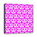 Pink Pretzel Illustrations Pattern Mini Canvas 8  x 8  (Stretched) View1