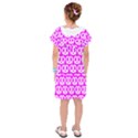 Pink Pretzel Illustrations Pattern Kids  Drop Waist Dress View2