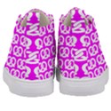 Pink Pretzel Illustrations Pattern Kids  Mid-Top Canvas Sneakers View4