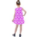 Pink Pretzel Illustrations Pattern Kids  Summer Dress View2