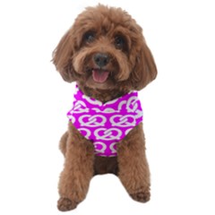 Pink Pretzel Illustrations Pattern Dog Sweater by GardenOfOphir