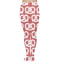 Trendy Pretzel Illustrations Pattern Tights by GardenOfOphir