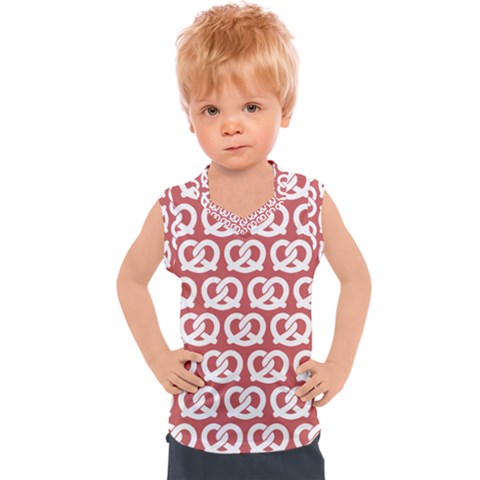 Trendy Pretzel Illustrations Pattern Kids  Sport Tank Top by GardenOfOphir