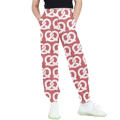 Trendy Pretzel Illustrations Pattern Kids  Elastic Waist Pants by GardenOfOphir