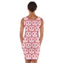 Chic Pretzel Illustrations Pattern Wrap Front Bodycon Dress View2