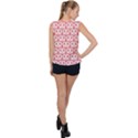 Chic Pretzel Illustrations Pattern Bubble Hem Chiffon Tank Top View2