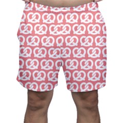 Chic Pretzel Illustrations Pattern Men s Shorts by GardenOfOphir