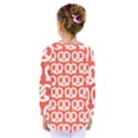 Coral Pretzel Illustrations Pattern Kids  Long Sleeve Tee View2