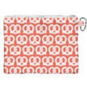 Coral Pretzel Illustrations Pattern Canvas Cosmetic Bag (XXL) View2