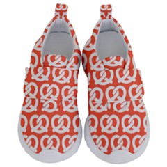 Coral Pretzel Illustrations Pattern Kids  Velcro No Lace Shoes by GardenOfOphir